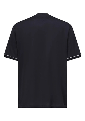 Eleventy contrast-trimmed T-shirt - Blue