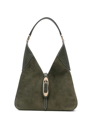 Michael Kors medium Cornelia suede buckle shoulder bag - Green