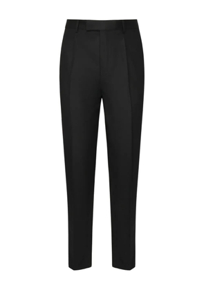 Zegna pleated wool trousers - Black