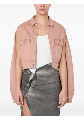 Rick Owens DRKSHDW cut out-detail jacket - Pink