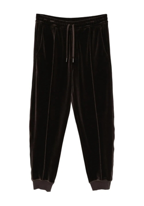 TOM FORD velvet drawstring trousers - Brown