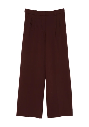 Maje pleated straight trousers - Red