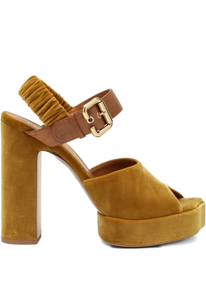 Chloé 95mm Aria sandals - Yellow
