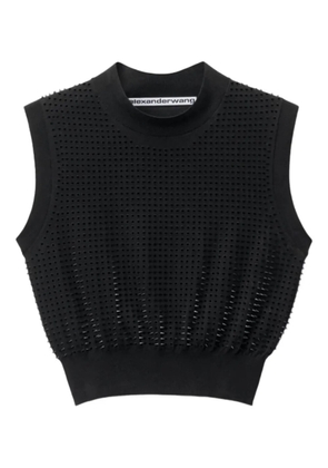 Alexander Wang mesh sleeveless top - Black