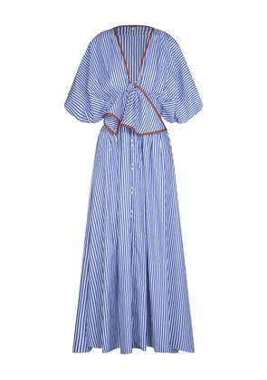 Johanna Ortiz Endless Spring midi dress - Blue