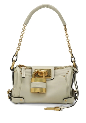 Chloé padlock-detail shoulder bag - Neutrals