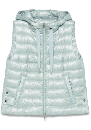 Herno hooded gilet - Blue