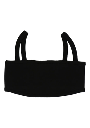 Max Mara knitted cashmere bandeau - Black