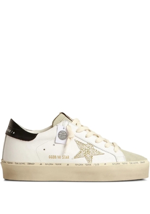 Golden Goose Hi Star leather sneakers - White