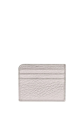 Maison Margiela Four Stitches leather card holder - Silver