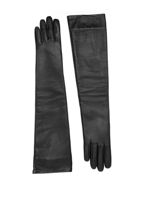 The Frankie Shop leather gloves - Black