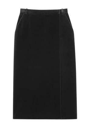 Saint Laurent velvet skirt - Black