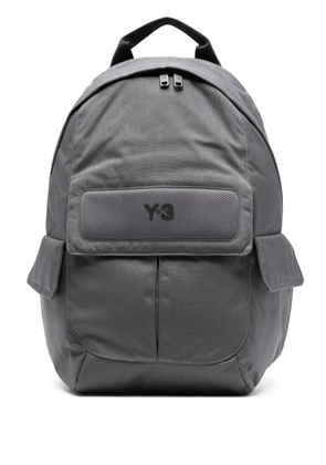 Y-3 logo pocket backpack - Grey