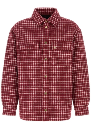 AMIRI bouclé shirt jacket - Red
