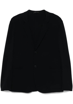 Giorgio Armani ribbed blazer - Blue