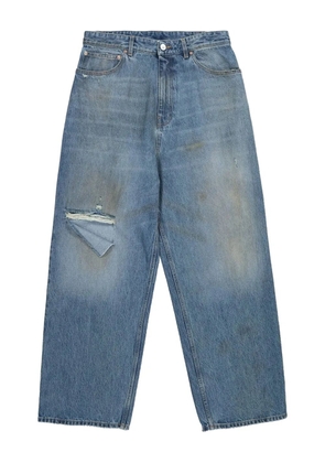 VETEMENTS distressed detail jeans - Blue
