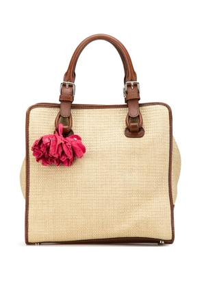 Celine Pre-Owned 20th Century Straw handbag - Brown