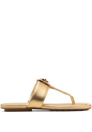 Marc Jacobs The Dual T sandals - Gold