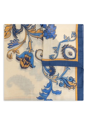 ETRO paisley-print scarf - Blue