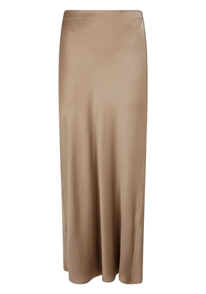 Antonelli satin-finish skirt - Neutrals