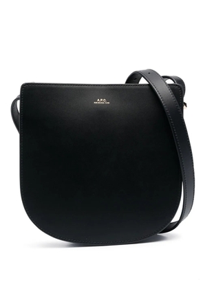 A.P.C. Geneve leather shoulder bag - Black