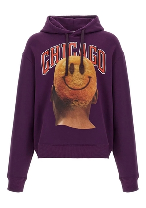 Ih Nom Uh Nit Chicago - Smile printed hoodie - Purple