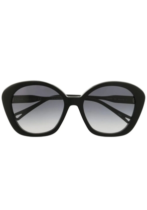 Chloé Eyewear oversized round sunglasses - Black
