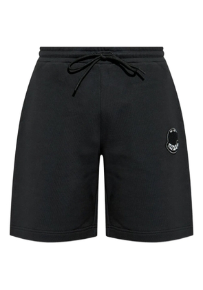 Moncler embroidered-logo track shorts - Black