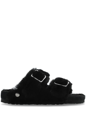 Birkenstock Arizona 1774 shearling slides - Black