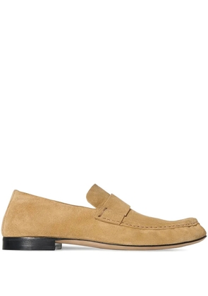 The Row suede loafers - Yellow