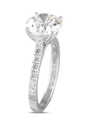 LB Exclusive 14K white gold diamond ring - Silver