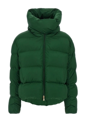 PINKO quilted hooded-neck puffer jacket - Green