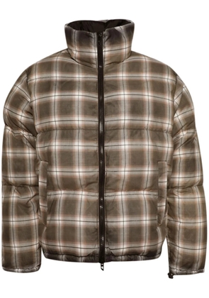 Diesel check-print jacket - Brown