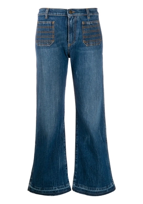 Philosophy Di Lorenzo Serafini cropped flare jeans - Blue