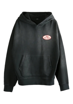 AMIRI Station Patch cotton hoodie - Black