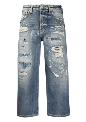 Givenchy cropped straight leg jeans - Blue