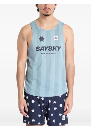 SAYSKY Stripe Combat singlet top - Blue