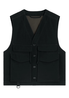 LEMAIRE utility button-fastening gilet - Black