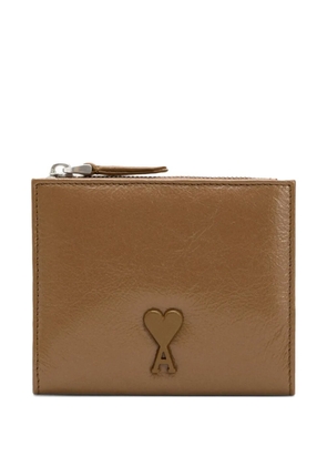 AMI Paris Voulez Vous folded wallet - Brown