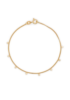 Wouters & Hendrix Gold 18K gold hammered-charm bracelet