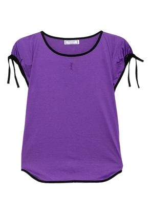 Saint Laurent Pre-Owned 1990-2000s short-sleeve top - Purple
