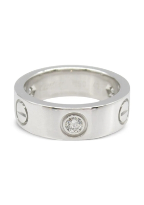 Cartier 2010s 18K white gold siamond ring - Silver