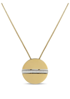 Movado 18K yellow gold diamond necklace