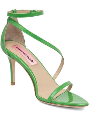 Custommade ankle-strap pointed-toe heeled sandals - Green