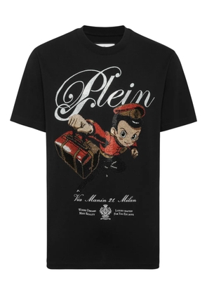 Philipp Plein crystal-embellished T-shirt - Black