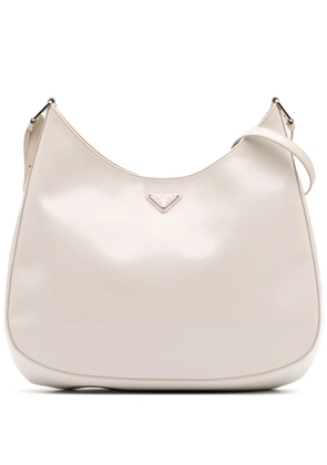 Prada Pre-Owned 2013-2025 Maxi Spazzolato Cleo crossbody bag - White