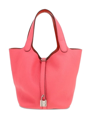 Hermès Pre-Owned 2015 Picotin 22 leather shoulder bag - Pink