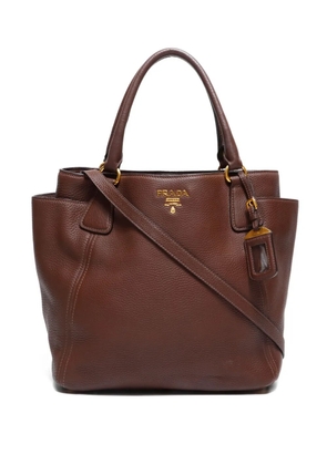 Prada Pre-Owned 2000-2020 leather tote bag - Brown