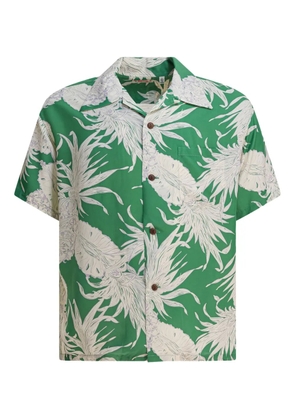 Sun Surf pineapple-print shirt - Green