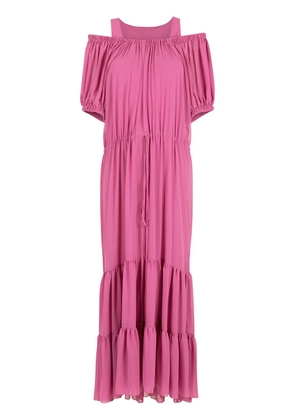 Gloria Coelho Peaky Blinders chiffon dress - Pink